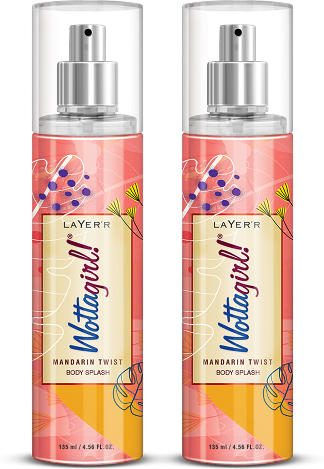 Image of LAYER'R Mandarin Twist Fragrant Long Lasting Body Spray Perfume Body Spray - For Women