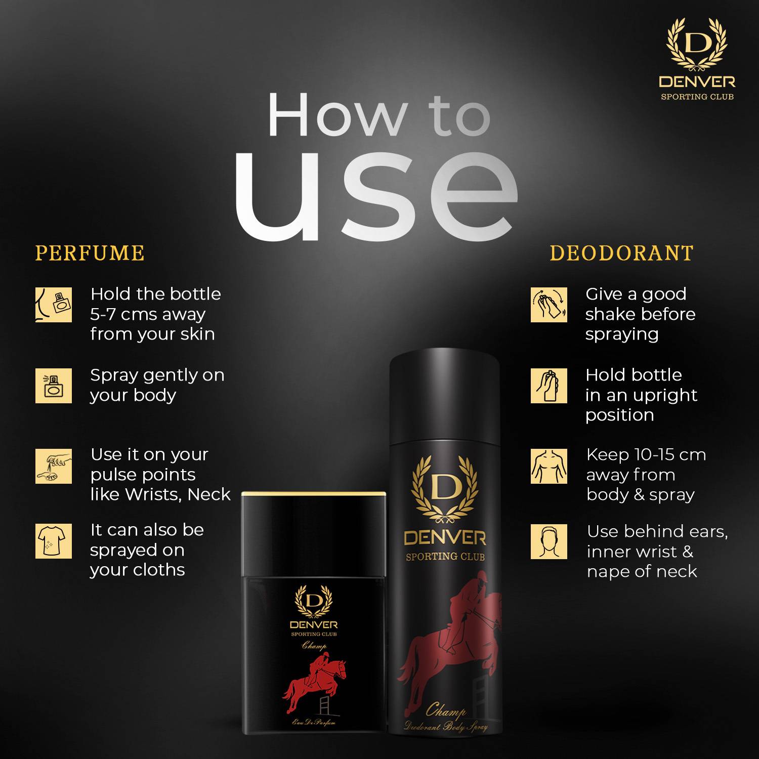 DENVER Sporting Club Champ Perfume 270 ml - Image 5
