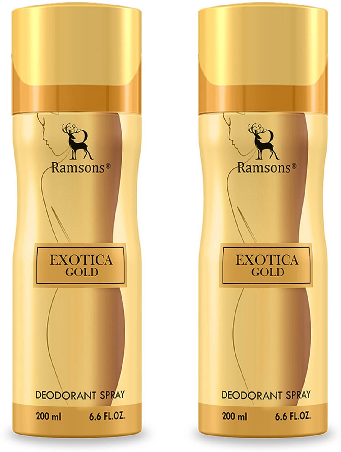 RAMSONS Exotica Gold Deodorant Spray 400ml - Image 2