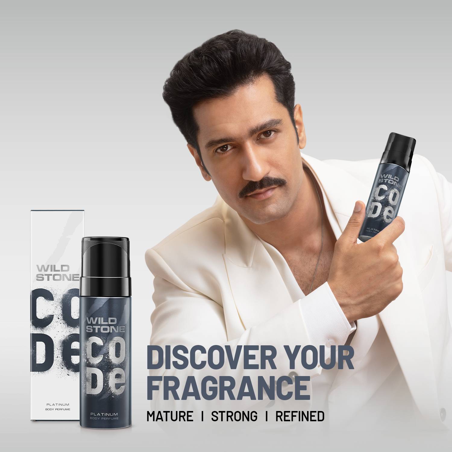 Wild Stone CODE Platinum Deodorant Spray 150ml - Image 4