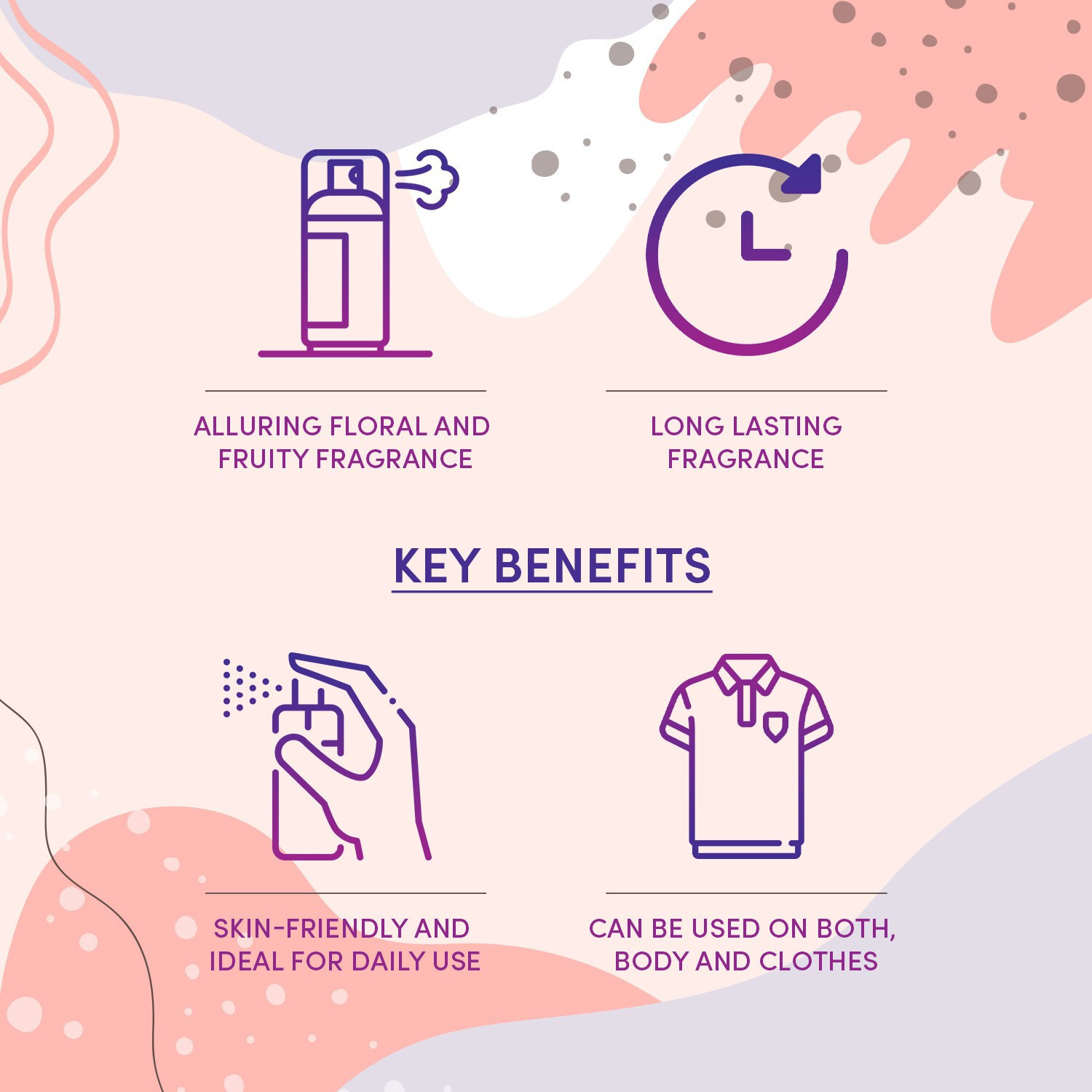 Image of LAYER'R Wottagirl Romance Classic Collection Fragrant Long Lasting Body Spray - For Women