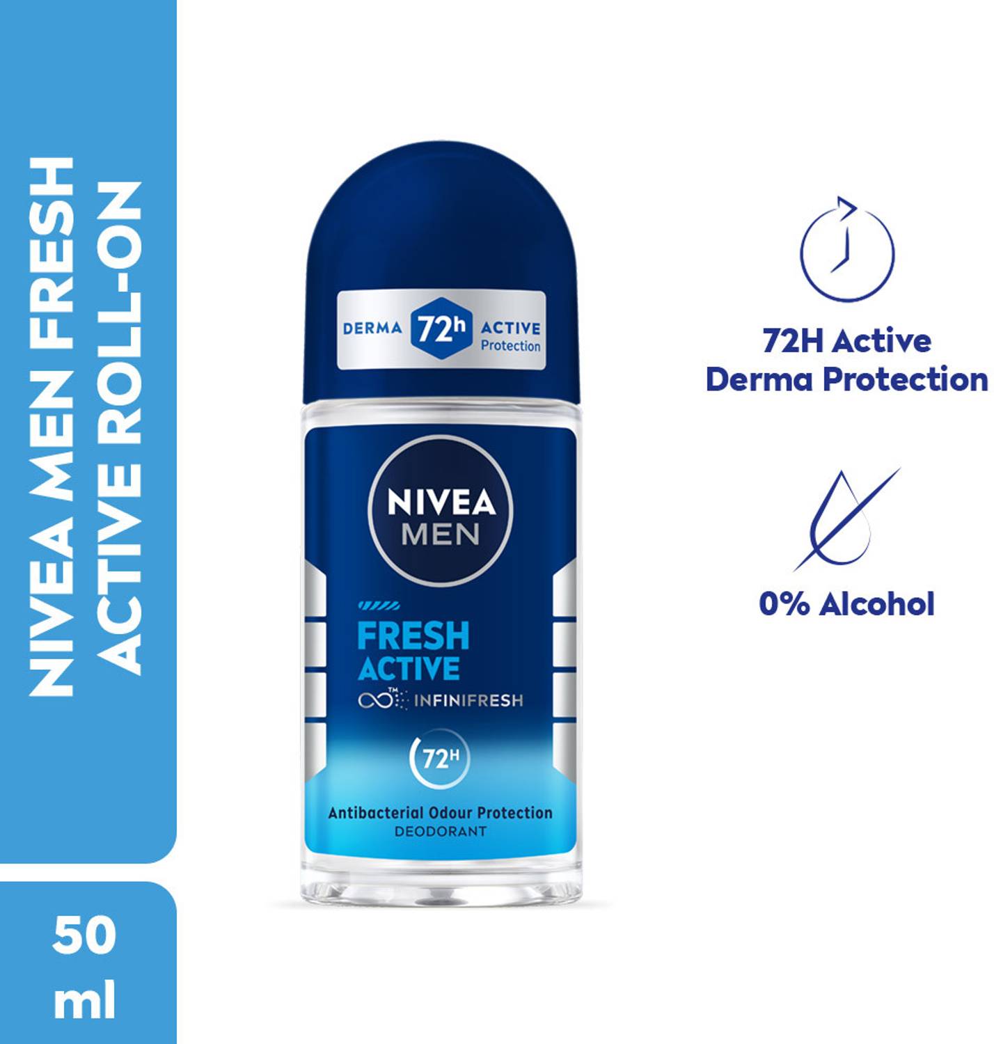 Nivea Men Fresh Active Deodorant Roll-on