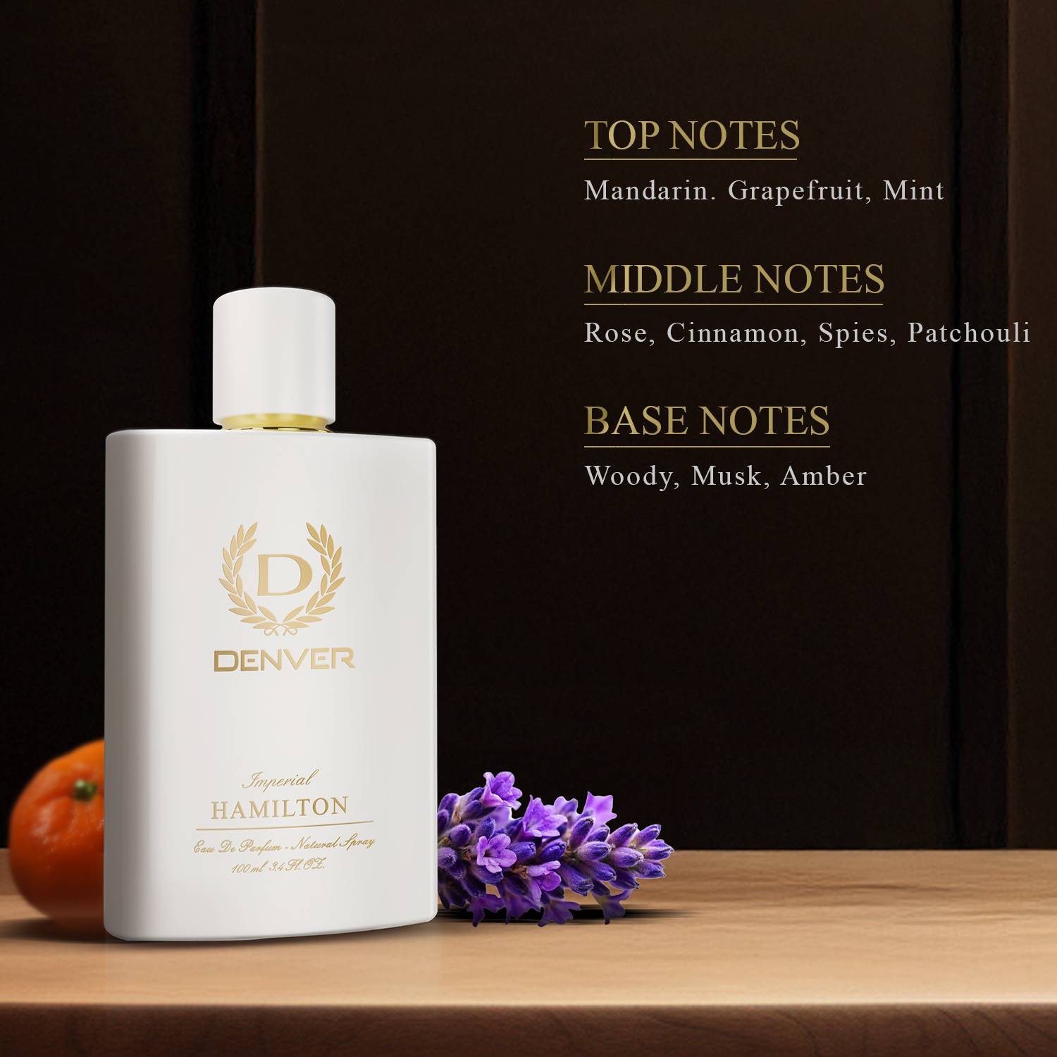 DENVER Hamilton Deo 180ml & Imperial Perfume 100ml - Image 3