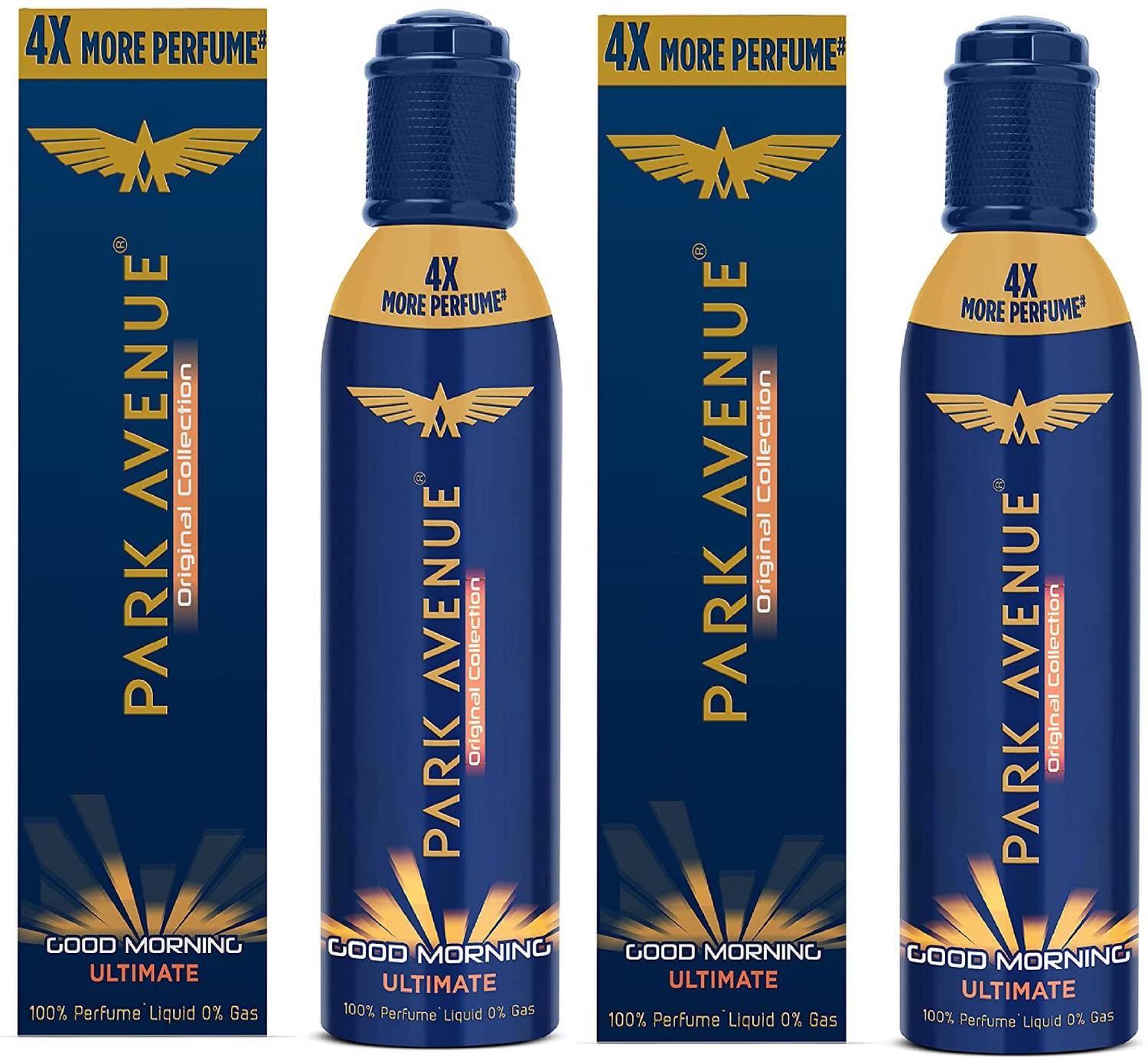 PARK AVENUE GOOD MORNING ULTIMATE BODY SPRAY 130ML 2 PCS Deodoran