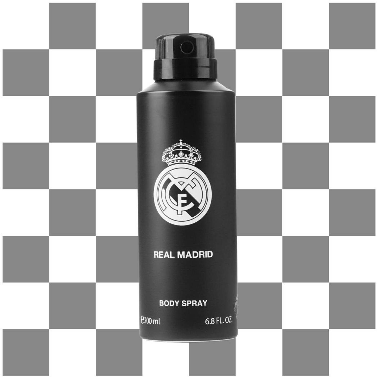 Real Madrid Black Body Spray For Men - Image 2