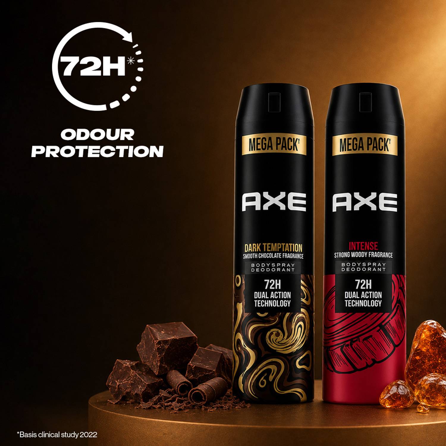 AXE Dark Temptation & Intense Deodorant Spray - 430 ml - Image 2