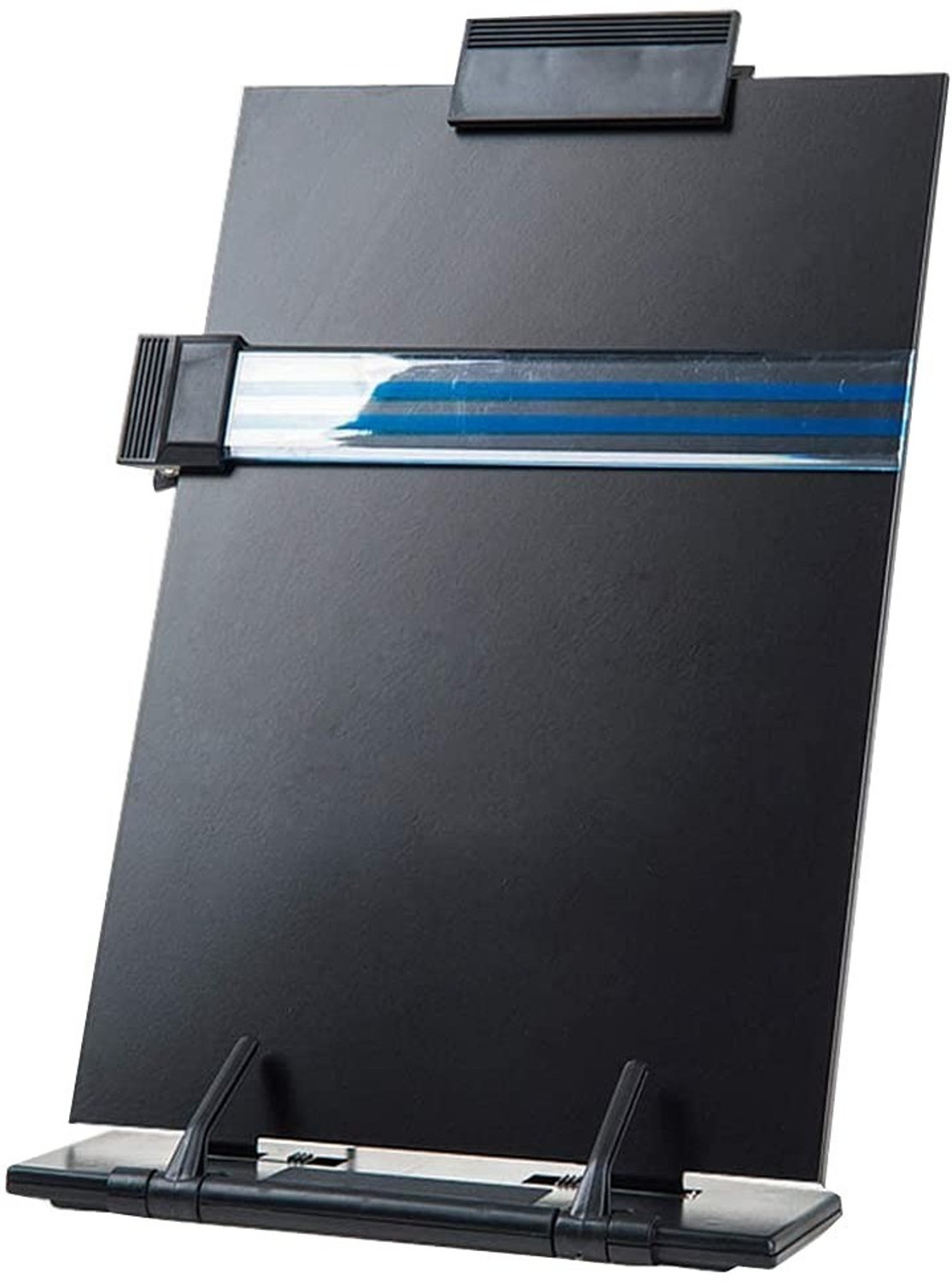 Image of V VRAT 1 Compartments Metal Desktop Document Book Holder with 7 Adjustable Positions Paper Holder Copy Stand