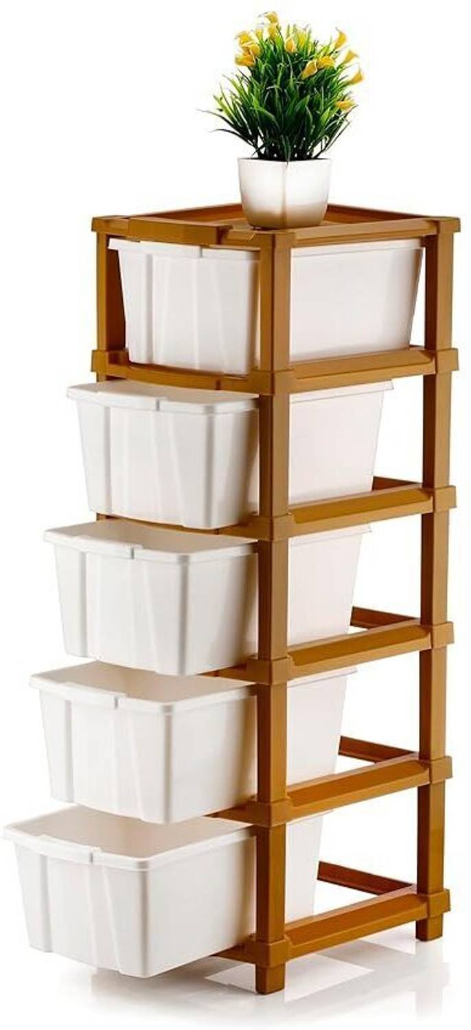 HUMBLE 5 Compartment Plastic Storage Organizer - Image 1