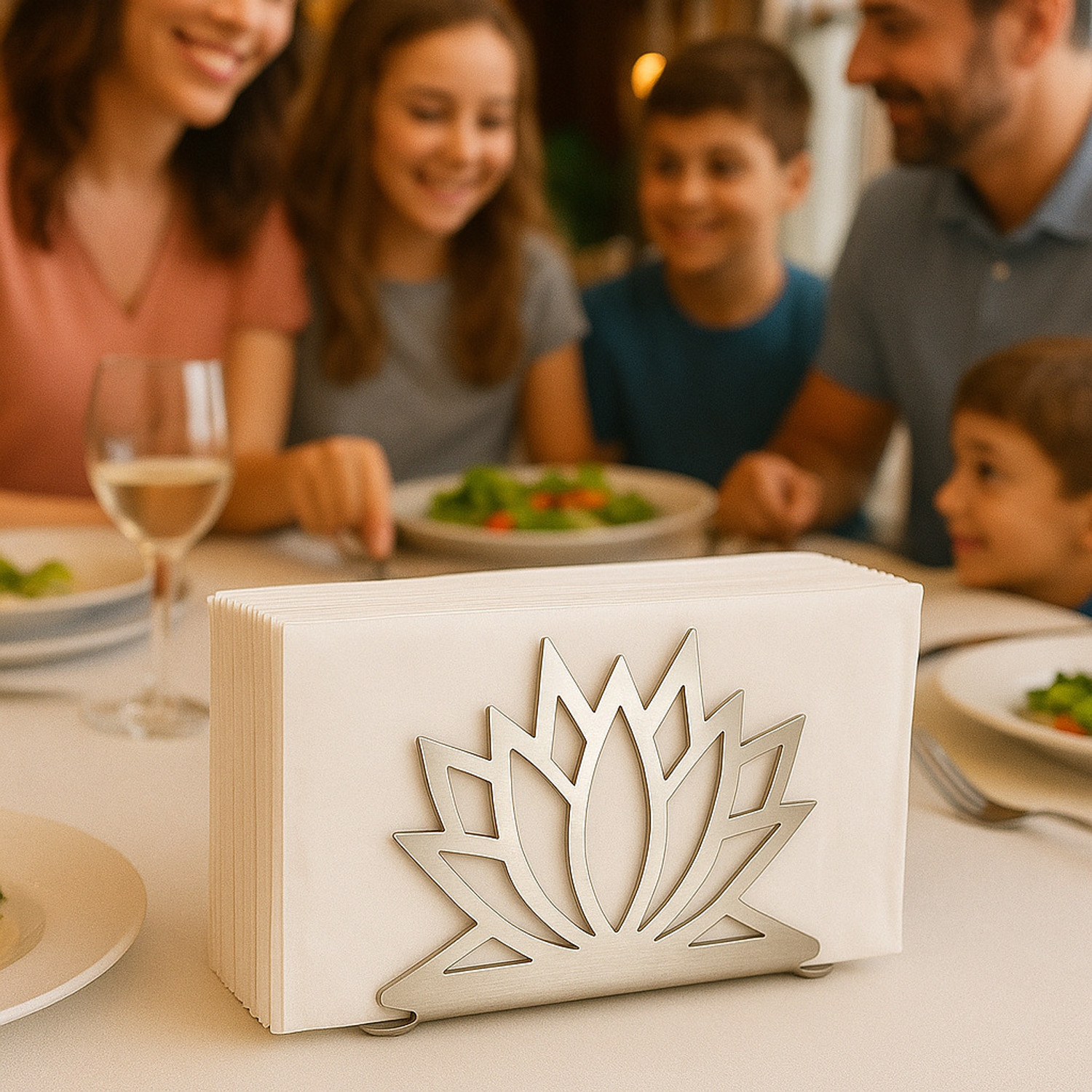 Image of CHL 1 Compartments Stainless steel Napkin holder