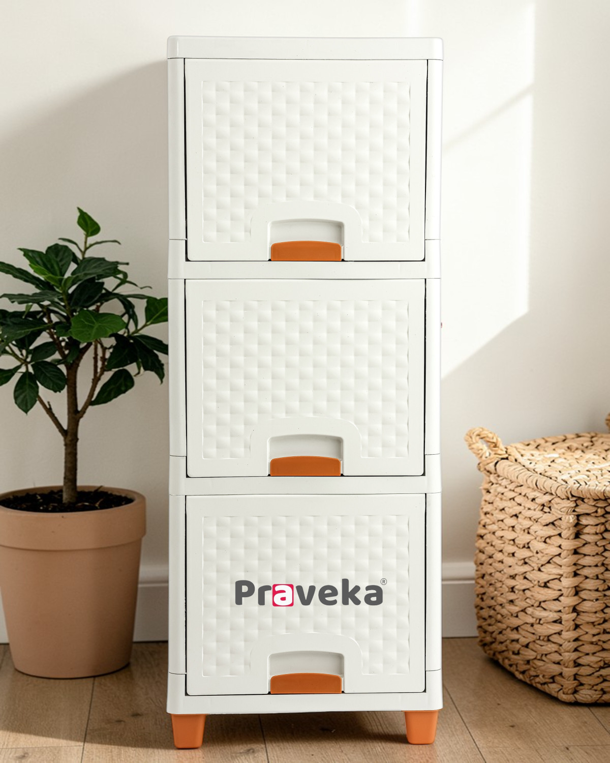 Image of Praveka Plastic Free Standing Cabinet
