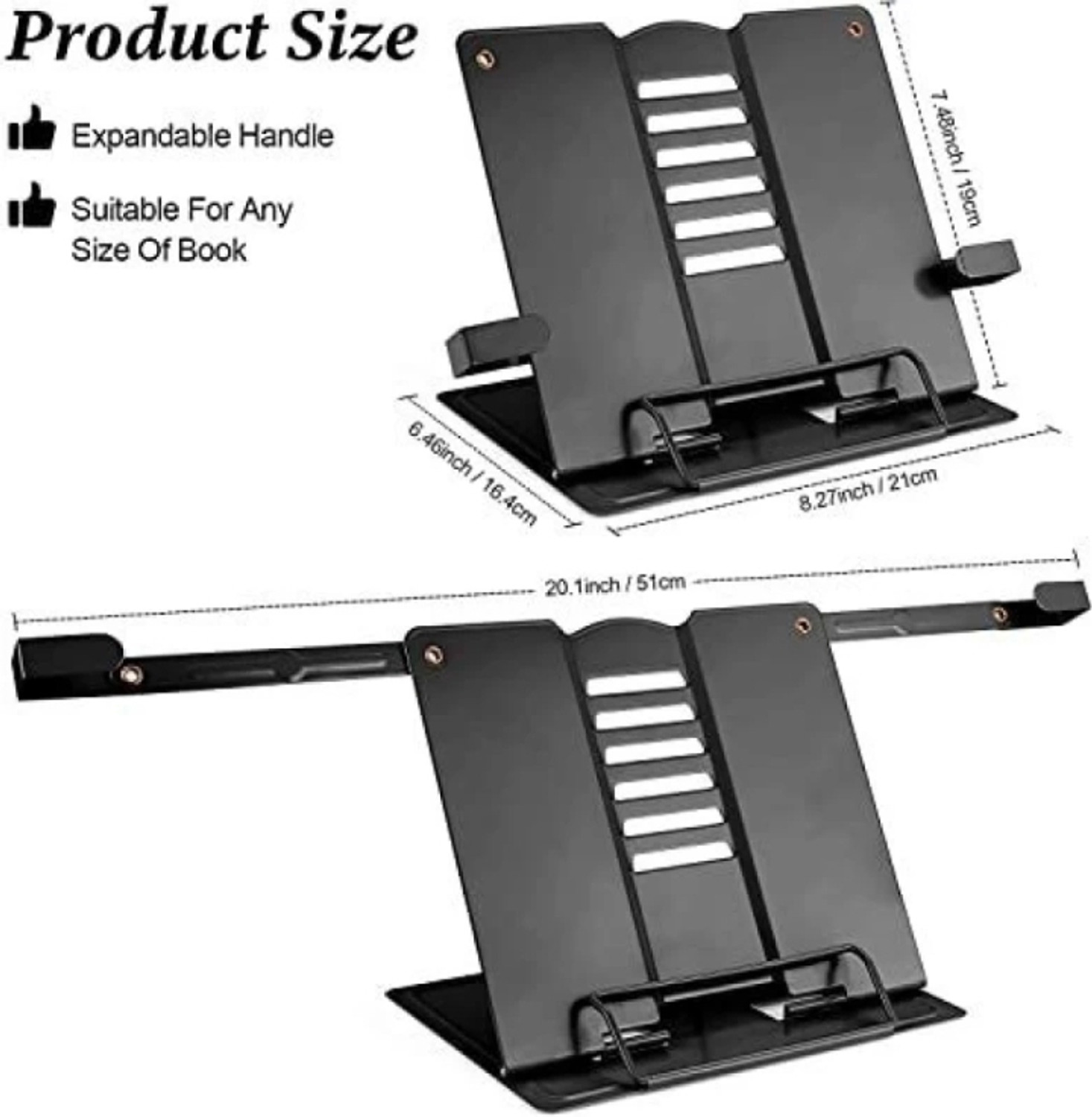 Image of STANCRAY 1 Compartments Metal Book Stand
