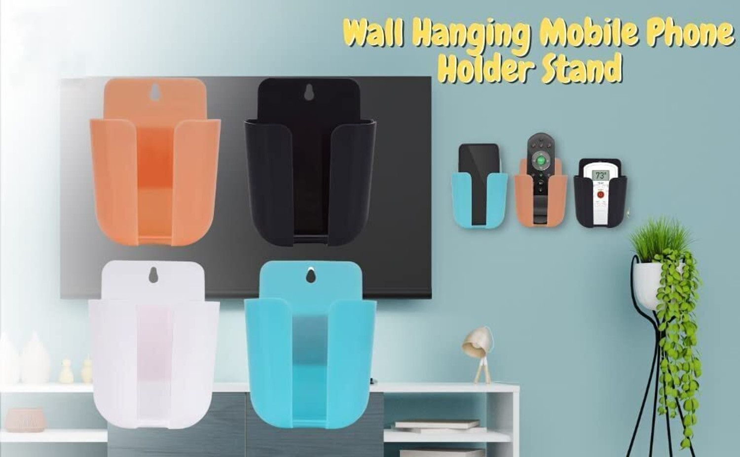 Image of Gabani fashion 4 Compartments plastic remote holder, phone holder