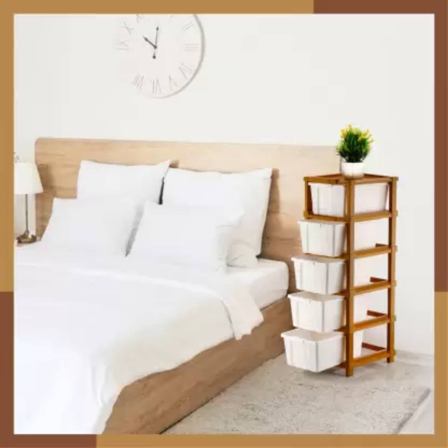 HUMBLE 5 Compartment Plastic Storage Organizer - Image 5