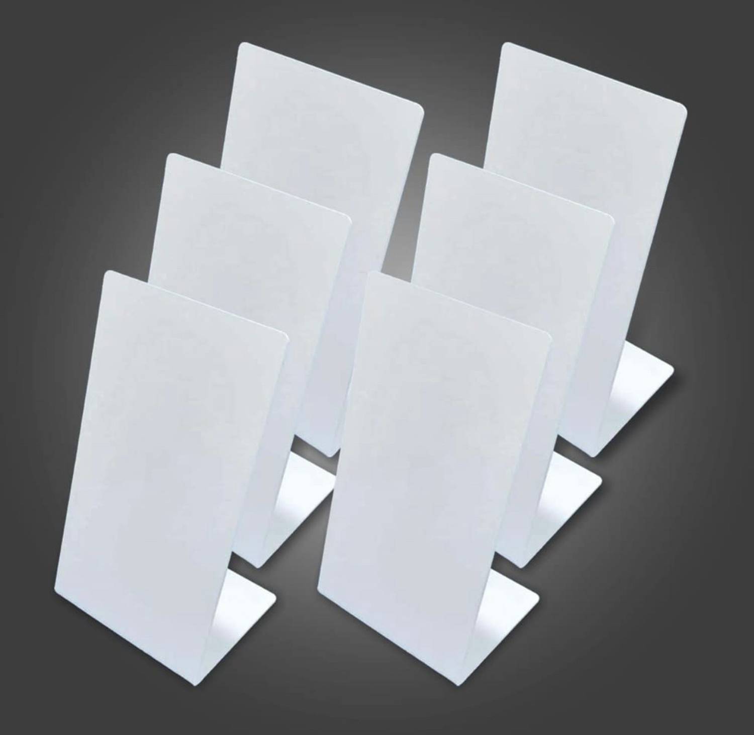Square Stand ホワイト　【新品未使用品】 4-x-6-inch-a6-x-6pcs-white-