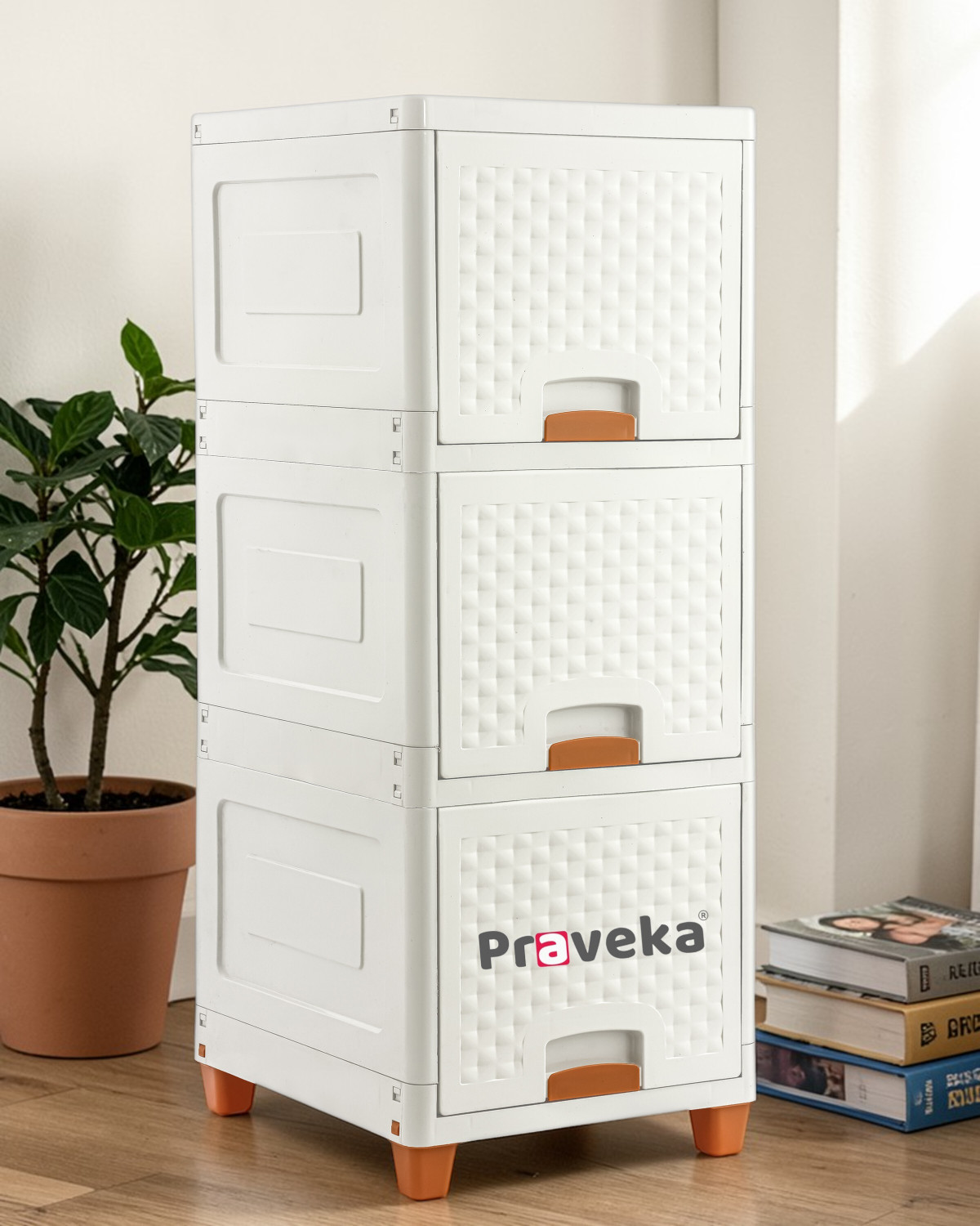 Image of Praveka Plastic Free Standing Cabinet