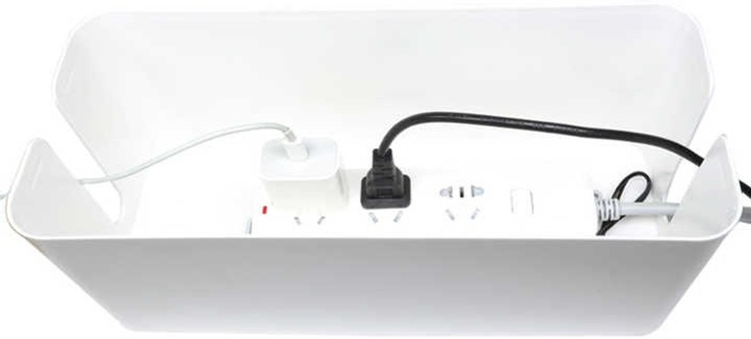 Image of tipakaa 1 Compartments plastic desk organizer (White)