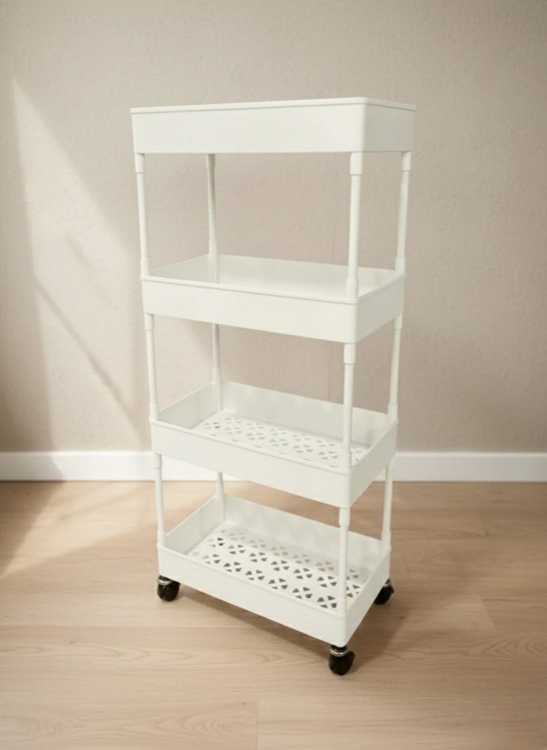Image of HUMBLE KART 4 Compartments PLASTIC KITCHEN RACK