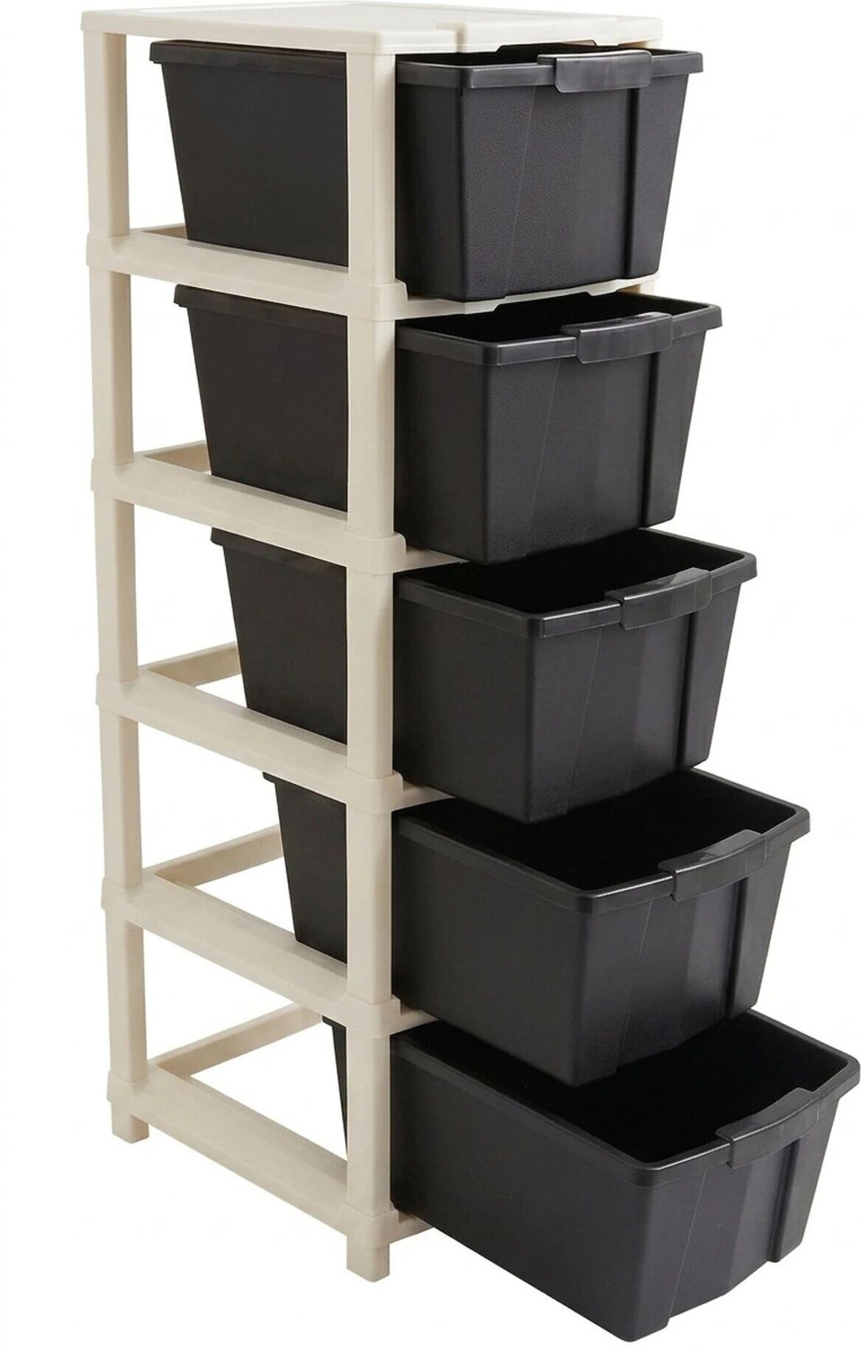 Image of TOOBIL 4 Compartments PLASTIC DESK ORGANIZER