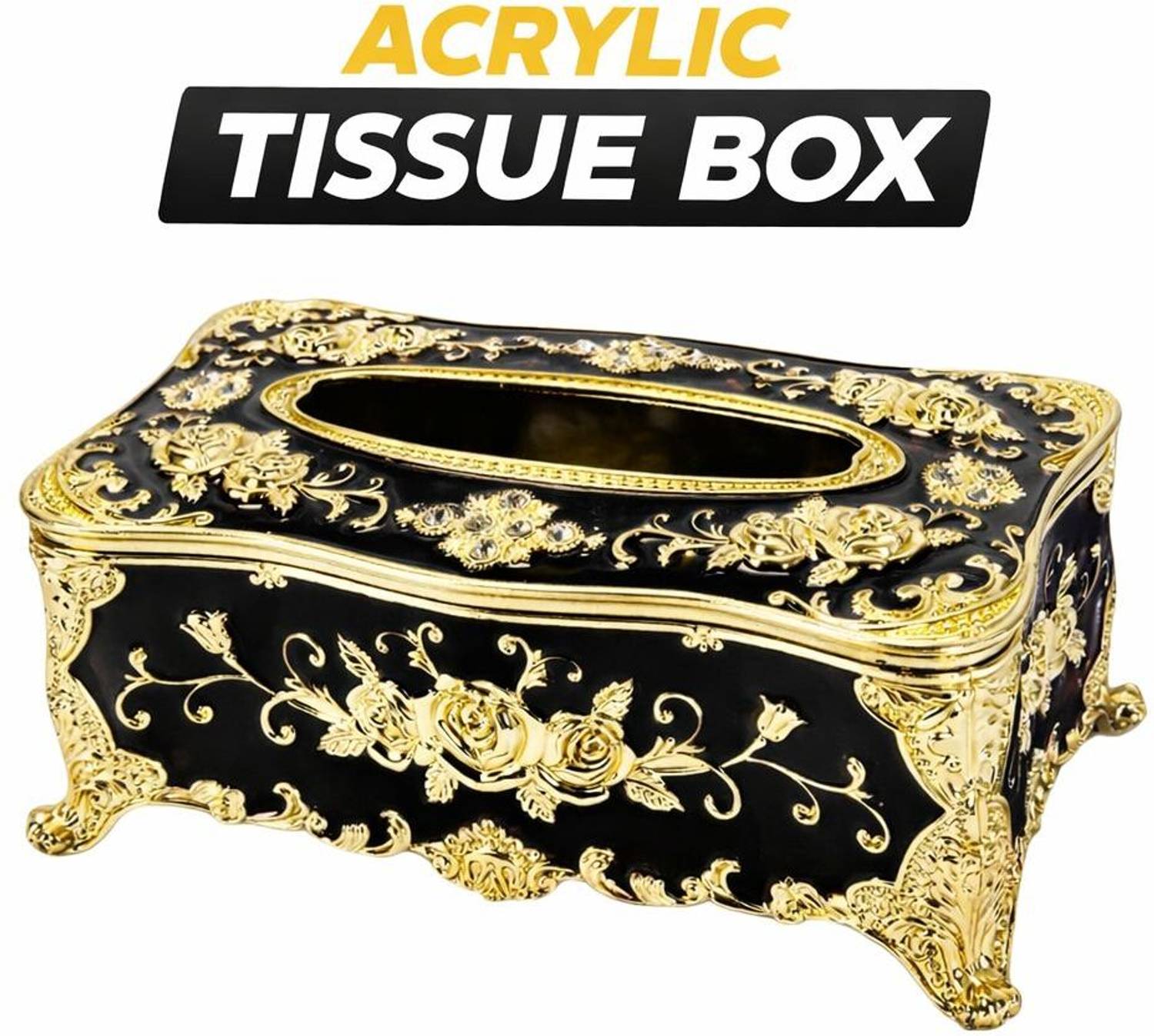 ANGELICENERGY 1 Compartments ACRLYIC TISSUE HOLDER