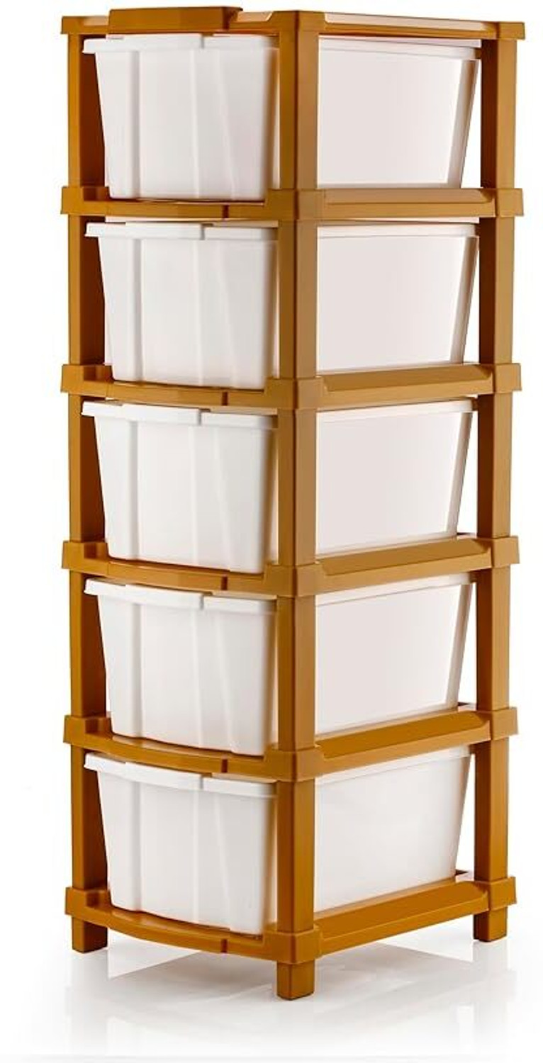 Image of TOOBIL 5 Compartments PLASTIC Chest of Drawers