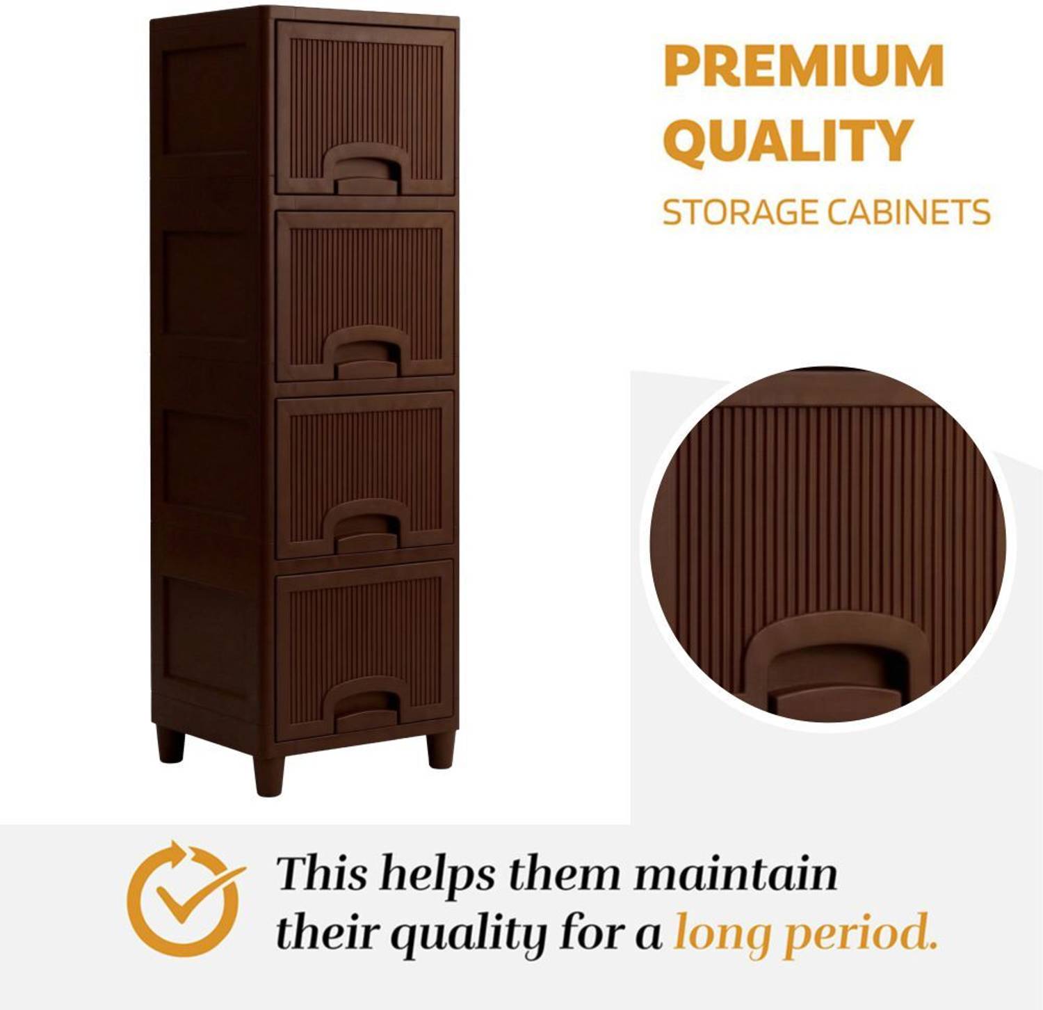 Surety 4 Compartment 4 Layer Drawer Storage - Image 4