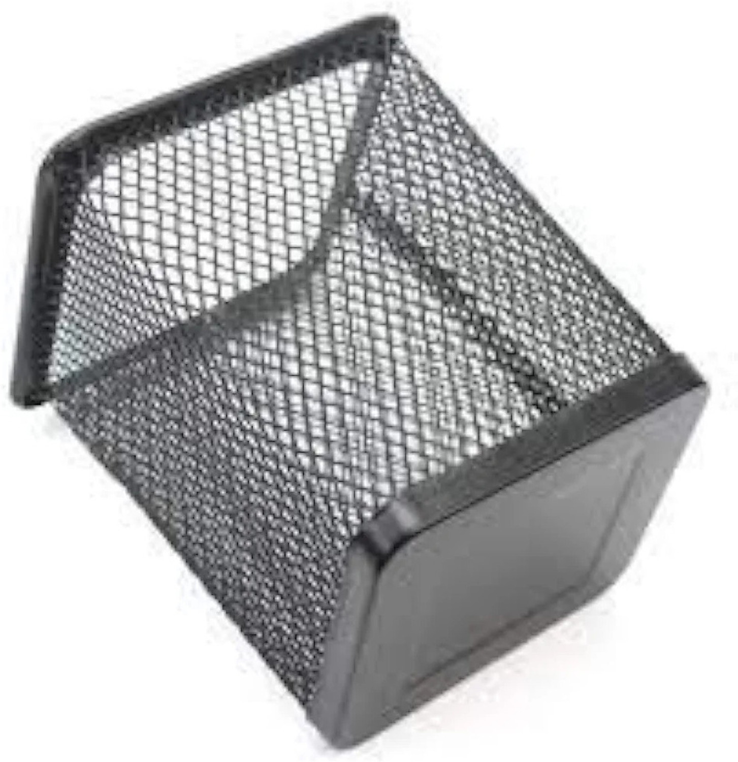 Image of Naama 1 Compartments Wire mesh Square Metal Pen Holder - Durable Pencil and Desk Organizer (Pack of 1)