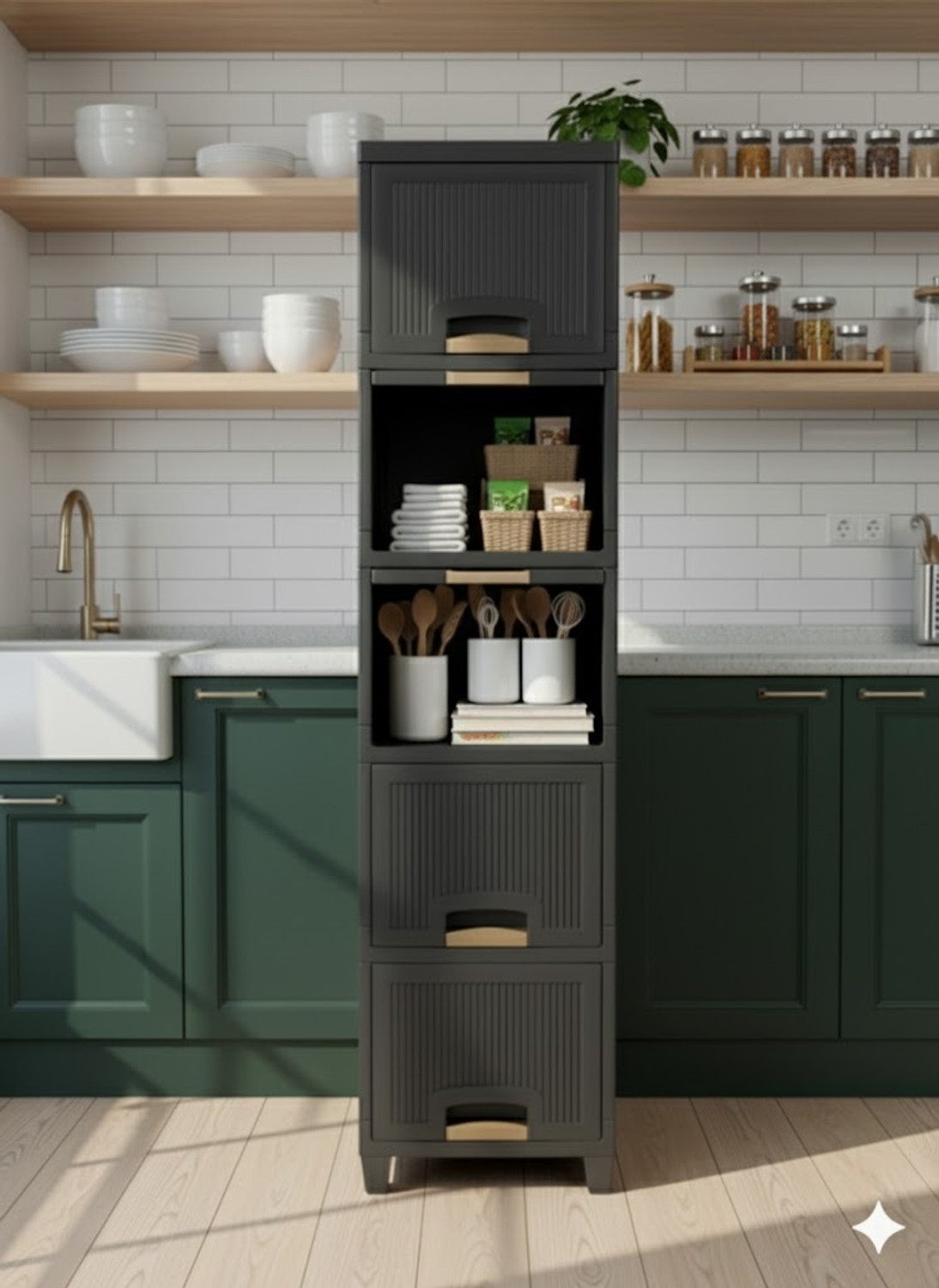 Image of MAXTID 5 Compartments Plastic Modular