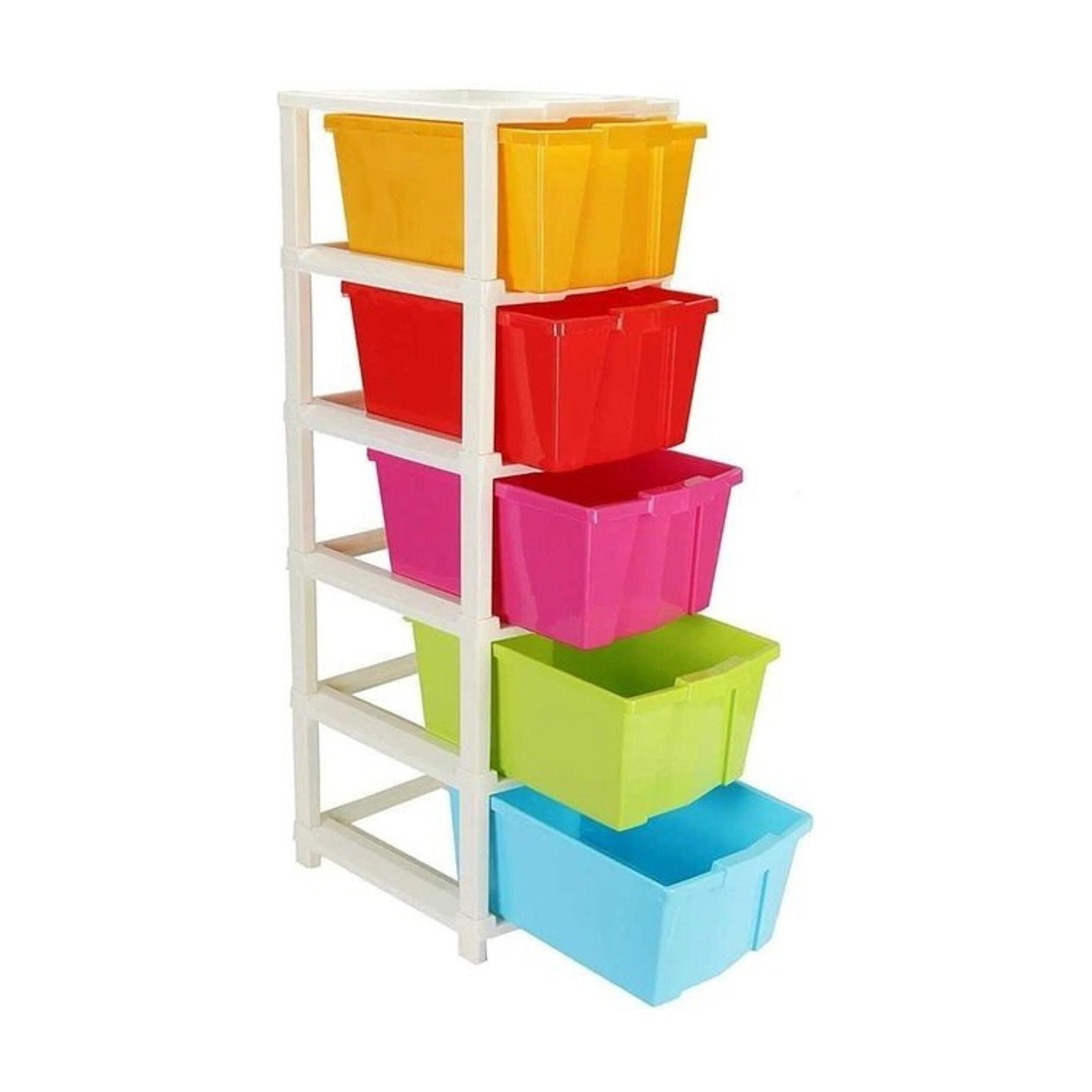 Image of TOOBIL 5 Compartments PLASTIC Chest of Drawers