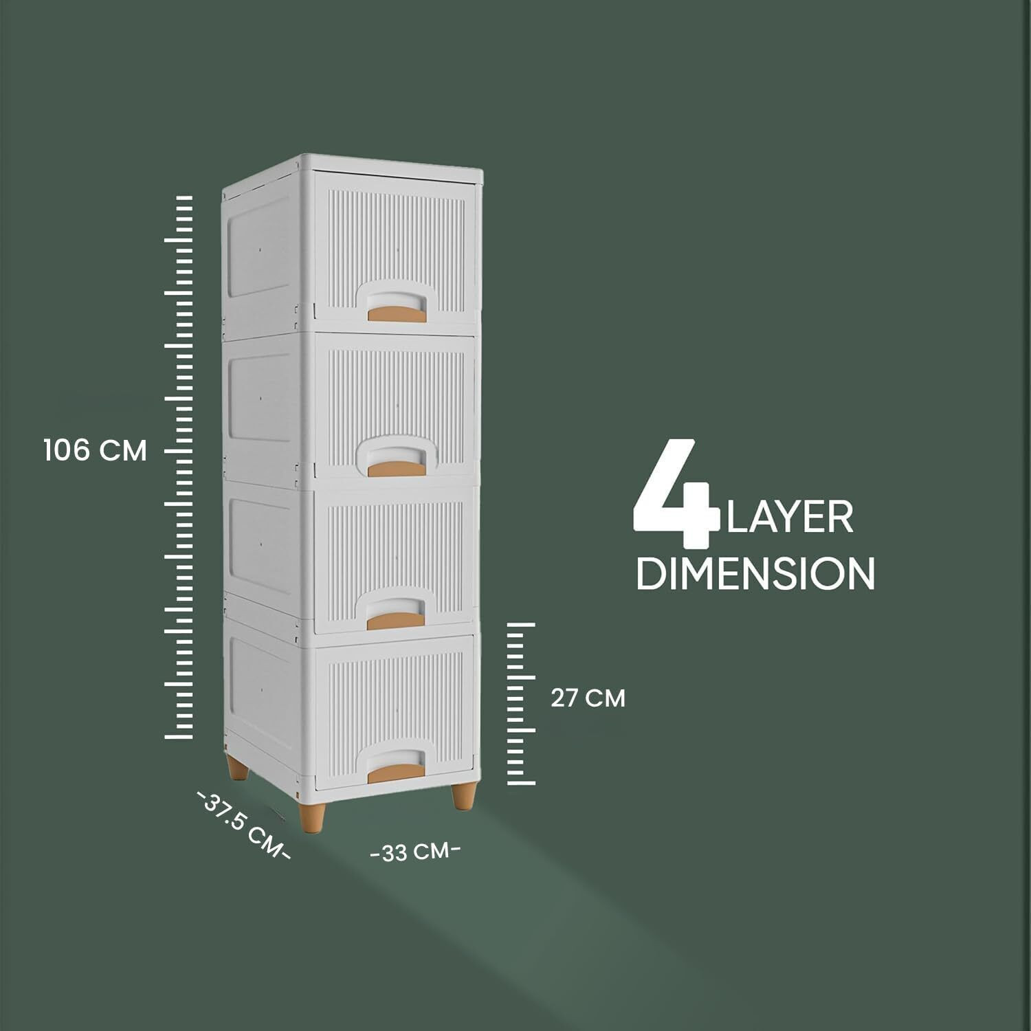 Image of PRAYOMA ENTERPRISE 4 Compartments PLASTIC floor mount