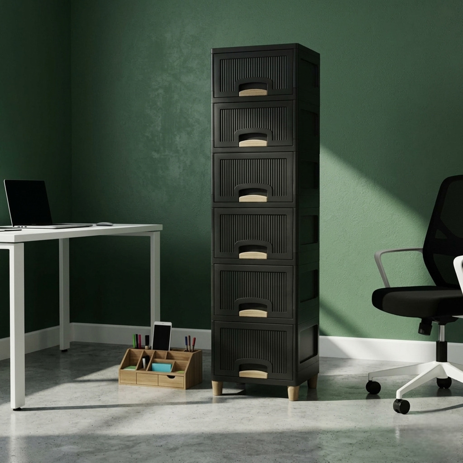 Image of HUMBLE KART 6 LAYER Collapsible Wardrobe. PP Collapsible Wardrobe