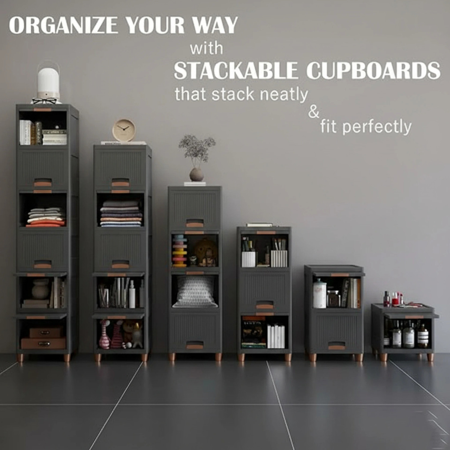Image of HUMBLE KART 6 LAYER Collapsible Wardrobe. PP Collapsible Wardrobe