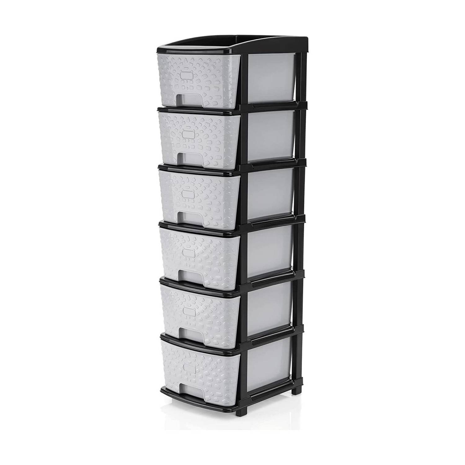TOYMORROWS 6 Compartments Plastic Cabinet