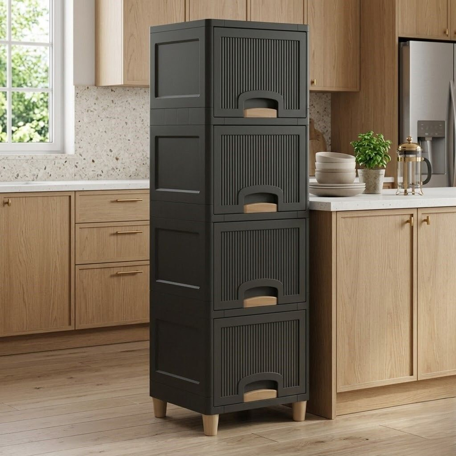 Image of MAXTID 4 Compartments plastic pp