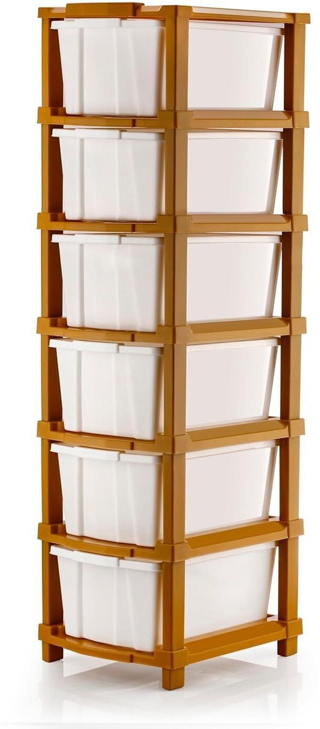 Image of TOOBIL Plastic Free Standing Chest of Drawers