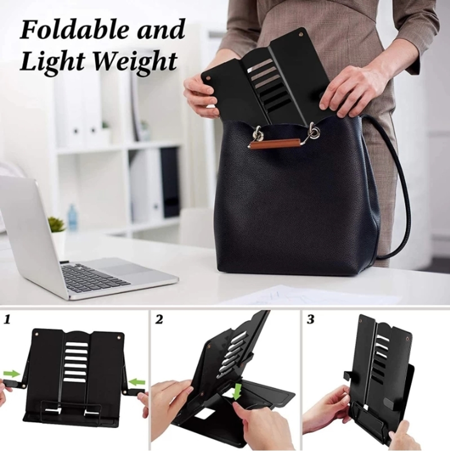 Image of STANCRAY 1 Compartments Metal Book Stand