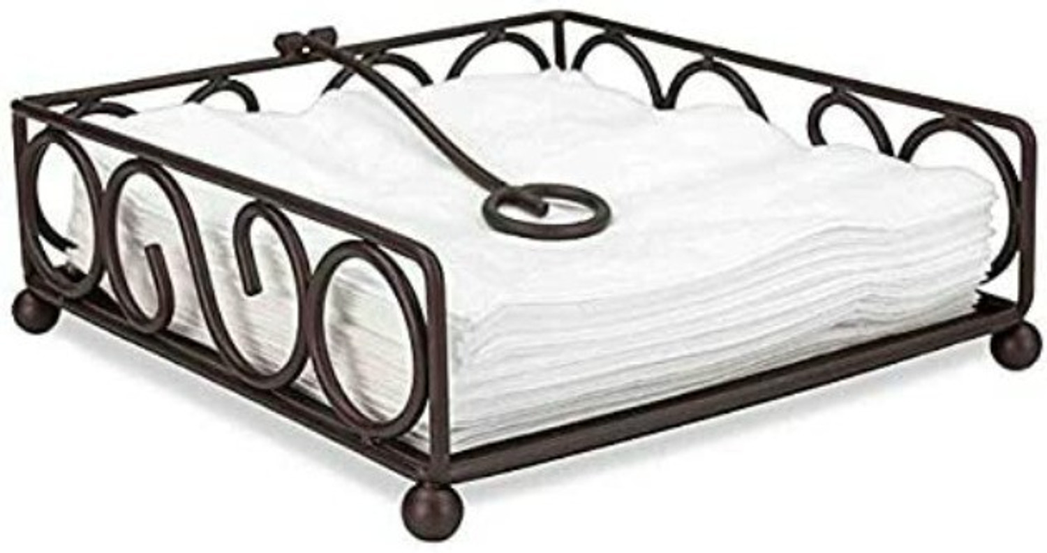 Image of HiraWoodArt 0 Compartments iron Napkin Stand