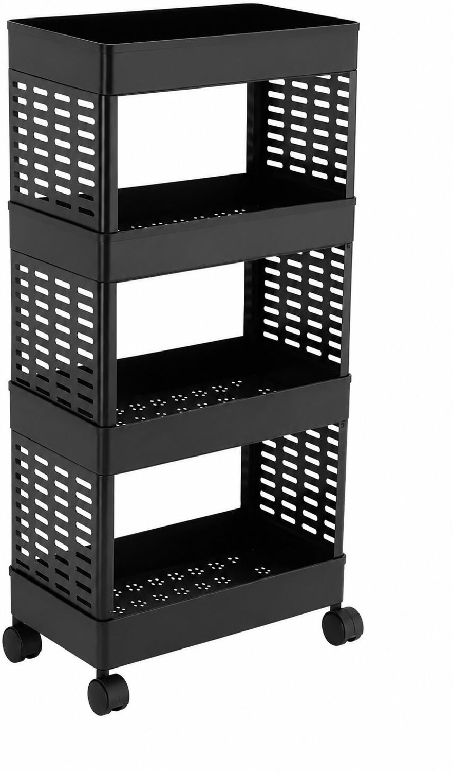 Image of Cantus 4 Compartments Plastic Trolly Rack