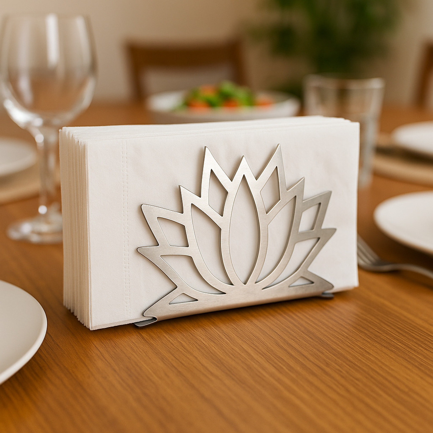 Image of CHL 1 Compartments Stainless steel Napkin holder
