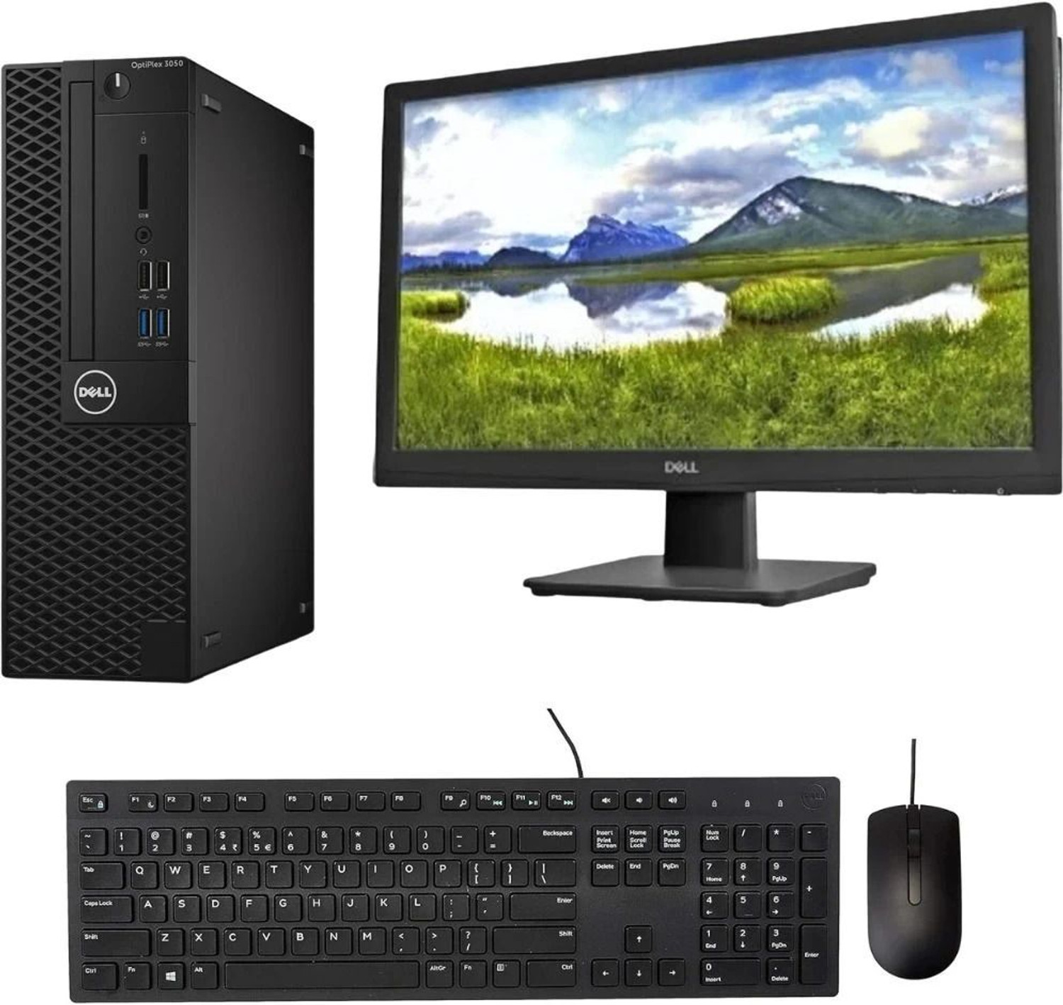Image of DELL Core i5 (7th Gen) (8 GB / 256 GB / Windows 10) Assembled Desktop Computer