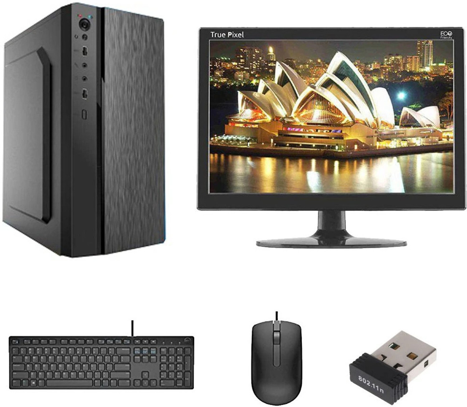 Image of INTECHVISION Intel Core i3 (8 GB / 1 TB / Windows 7 Home Premium) Assembled Desktop Computer