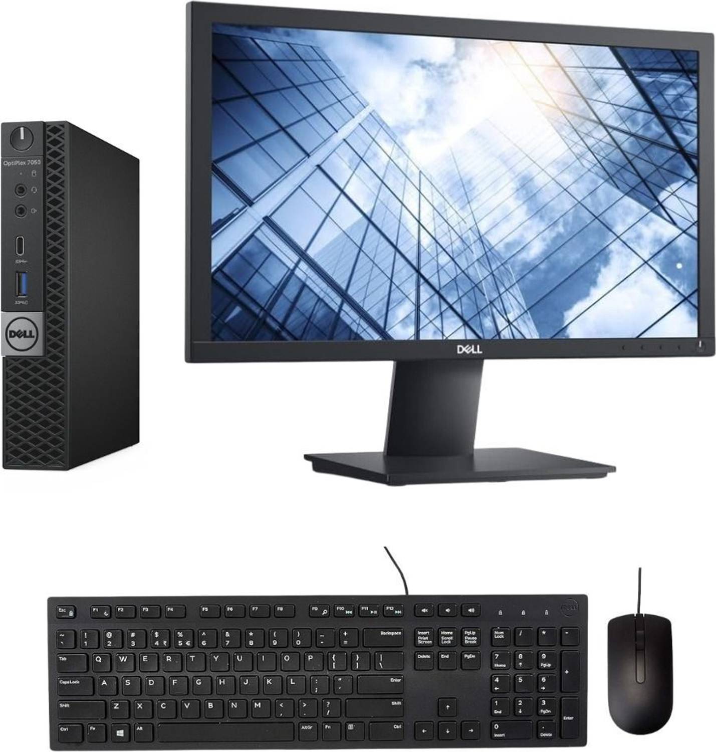 Dell・Core i5-7世代・8GB・1TB・DVDSM・WiFi付き DELL Core i5 (7th Gen) (8 GB / 256 GB / Windows 10) Assembled