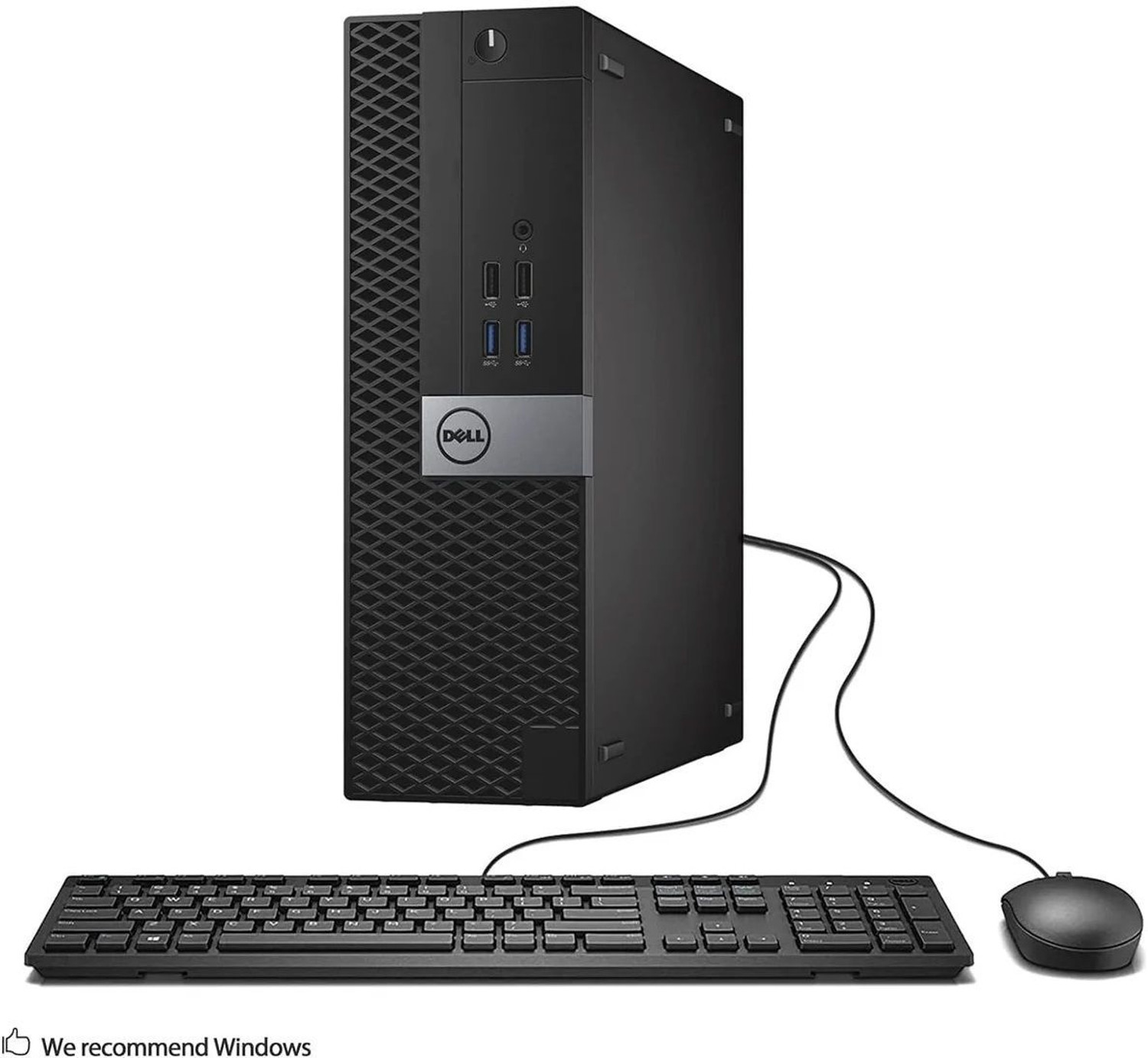 Image of DELL Core i5 (7th Gen) (8 GB / 256 GB / Windows 11) Assembled Desktop Computer
