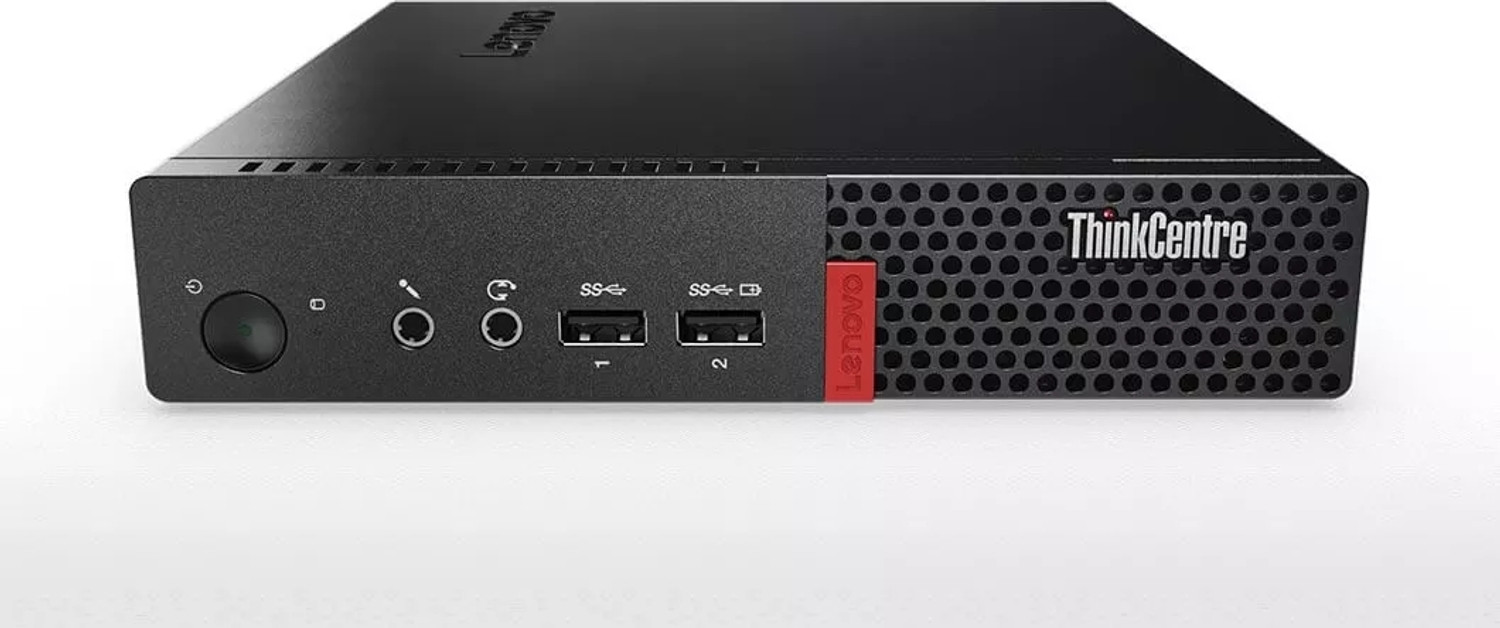 Image of Lenovo ThinkCentre Core i5 (7th Gen) (8 GB DDR4 /256 GB SSD /Windows 10 Pro /19.5 Inch Screen /(M710 /M910)) (Black)