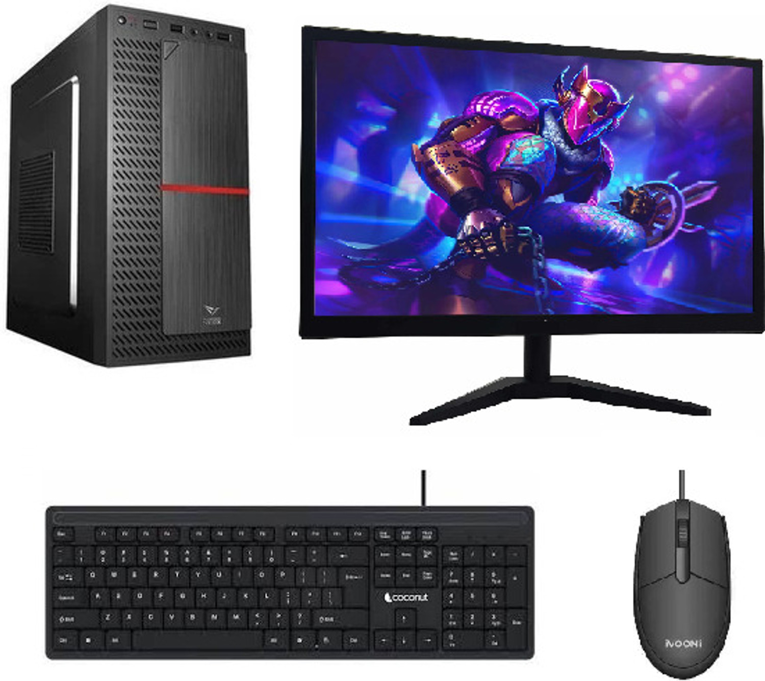 Image of ENTWINO Intel Core i5 (8 GB / 256 GB / Windows 11) Assembled Desktop Computer
