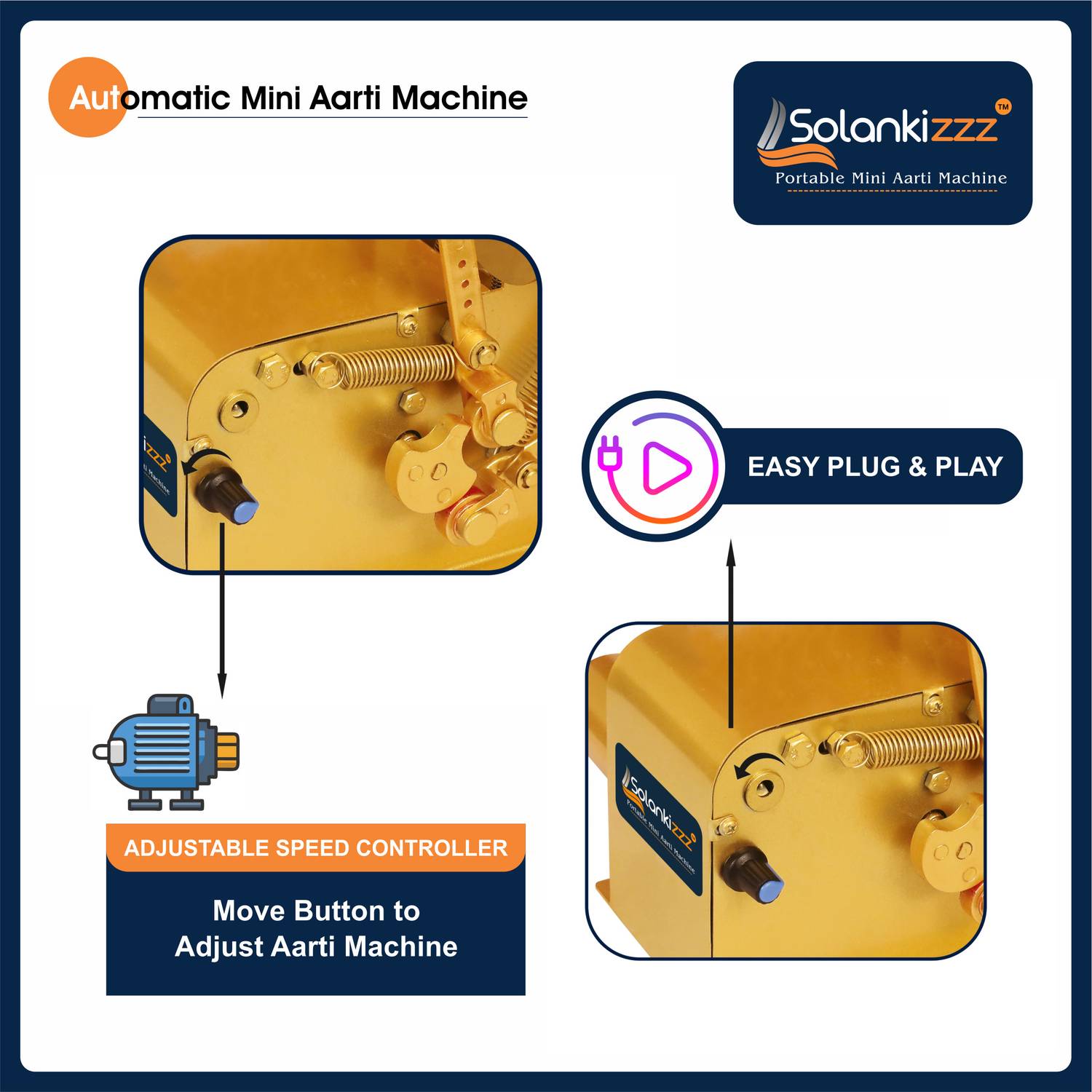 SOLANKIZZZ Fully Automatic Electric Aarti Machine - Image 2