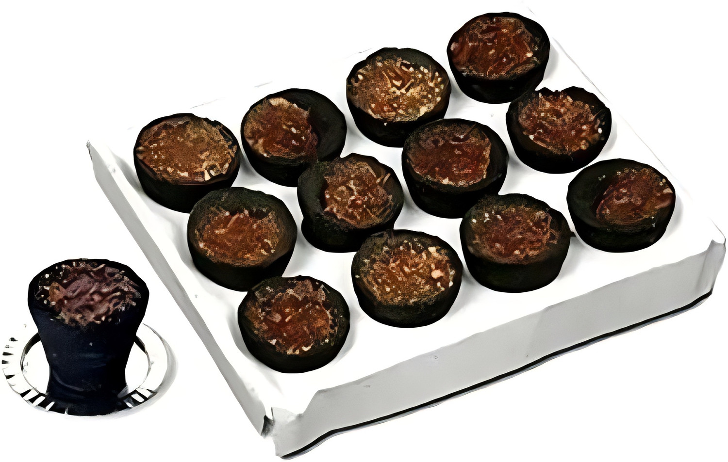 Image of RVR Natural Sambrani Dhoop Cups Pack of 24 Dhoop Cups for Home Puja Guggul Dhoop