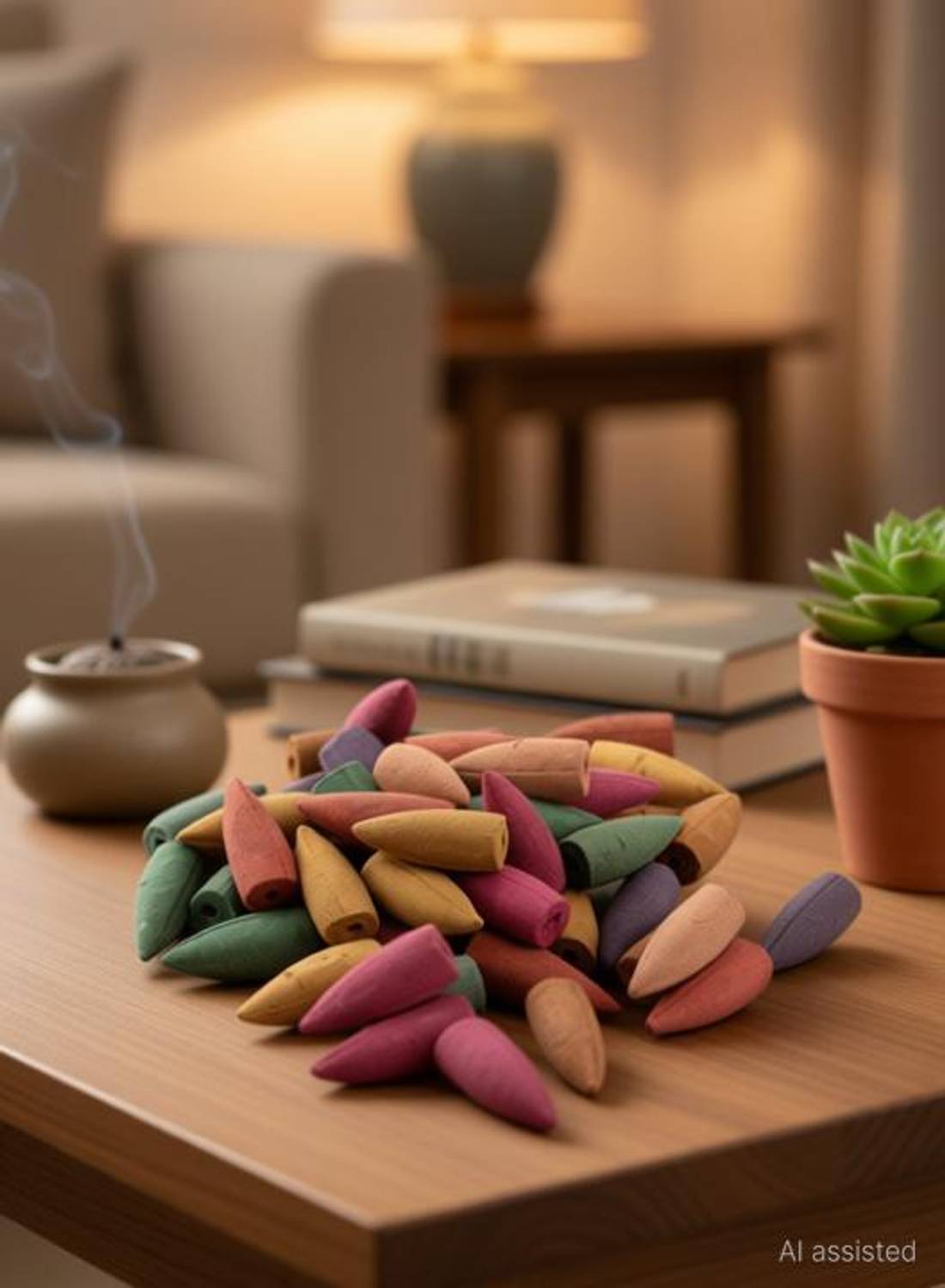 BZILO Hundred Fountain Cones Without Fregrance Backflow Incense Cone M_155 Dhoop