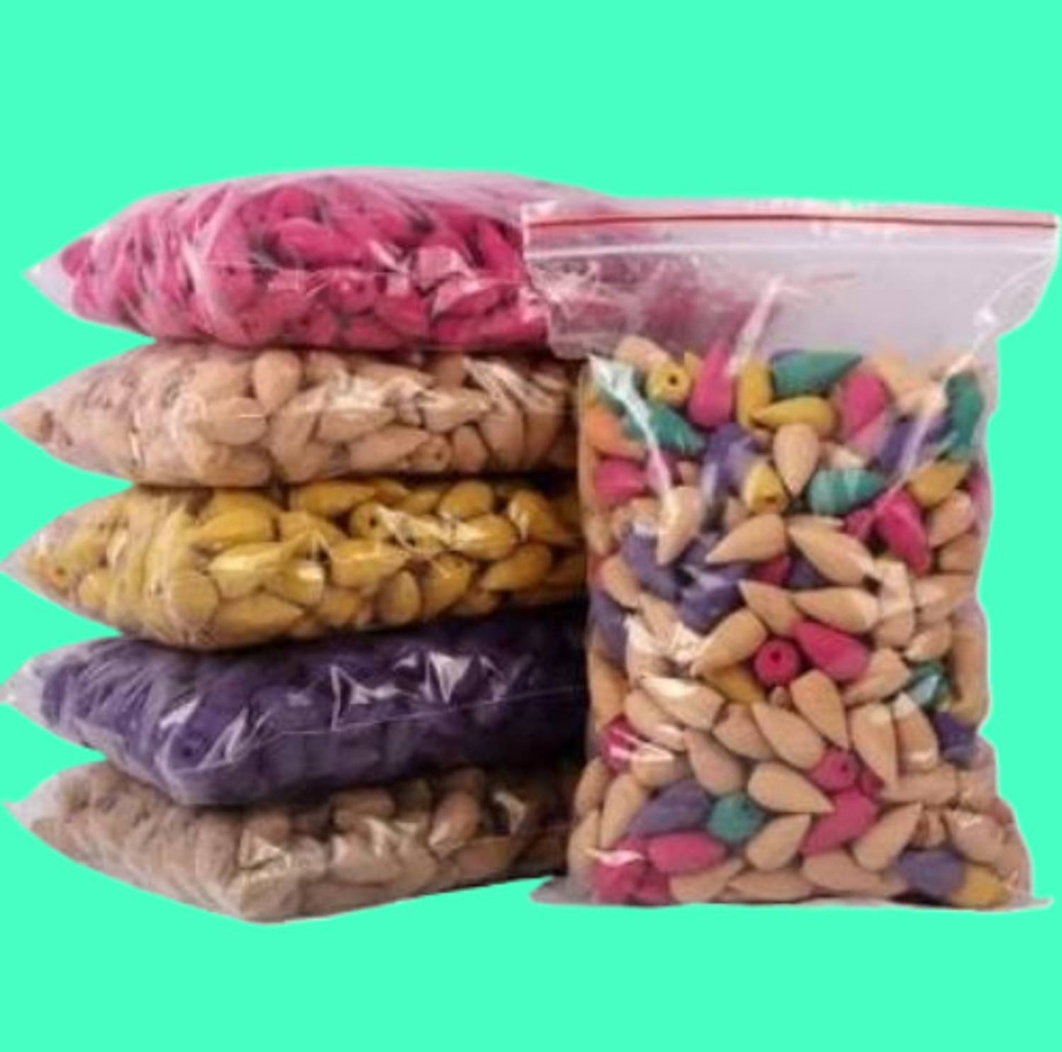 BZILO ONLY 100 Backflow Incense Cones Backflow Smoke Cone for backflow Burner K6 Blossom Dhoop
