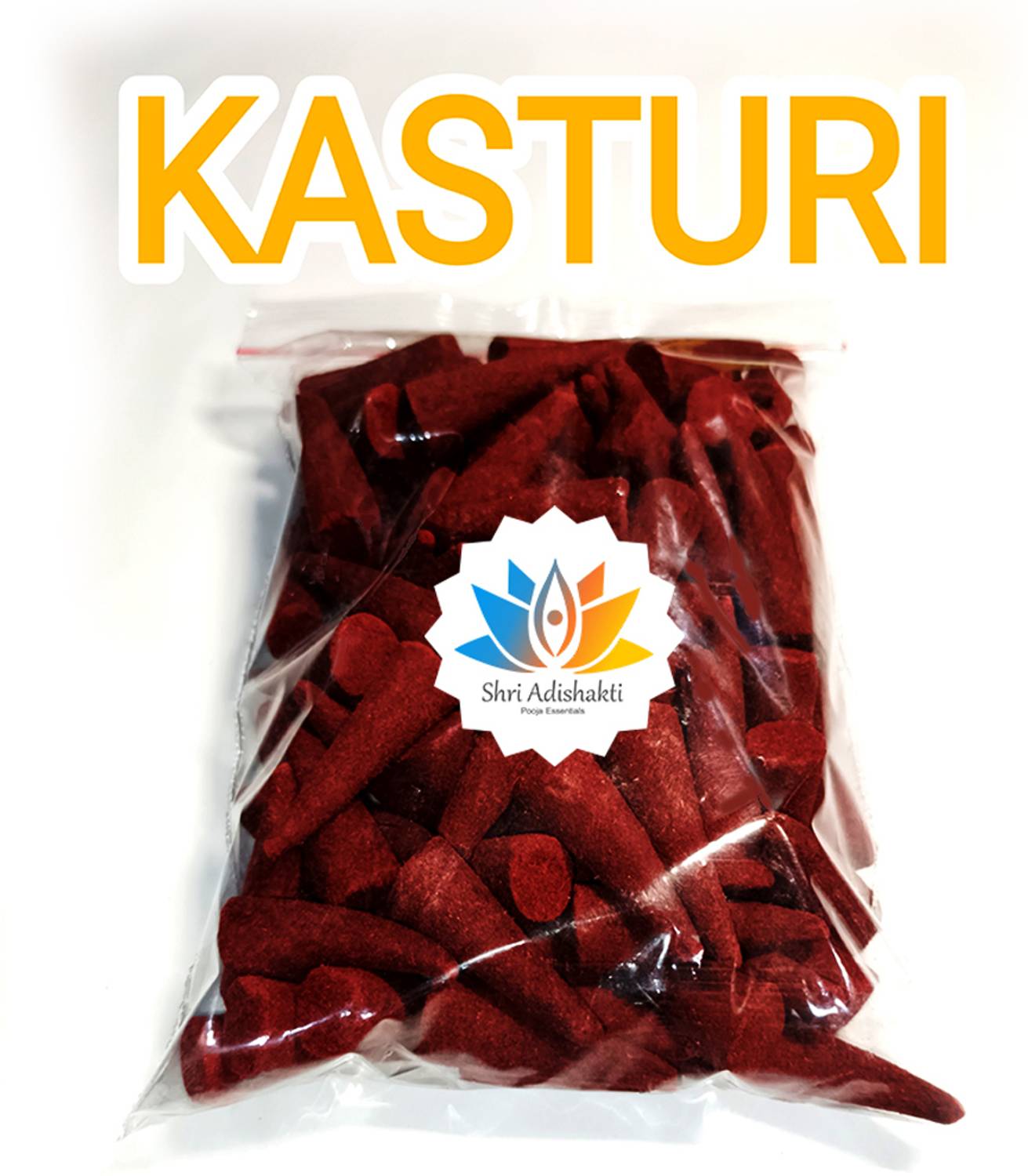 Adishakti Premium KASTURI Incense Dhoop Cones For pooja 350gm Pack Musk Dhoop