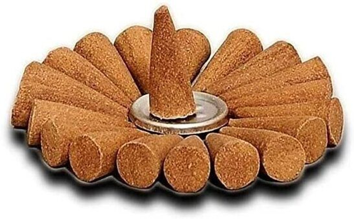 Image of DMOKSH Premium Incense Dhoop Cone Chandan fragrance Agarbatti for Puja item 500g(255pc) Sandal Dhoop (Pack of 5)
